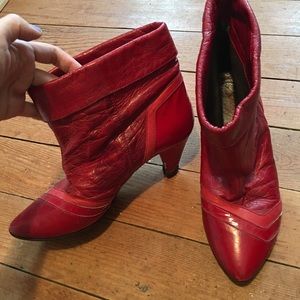 Miss sixty red ankle boots